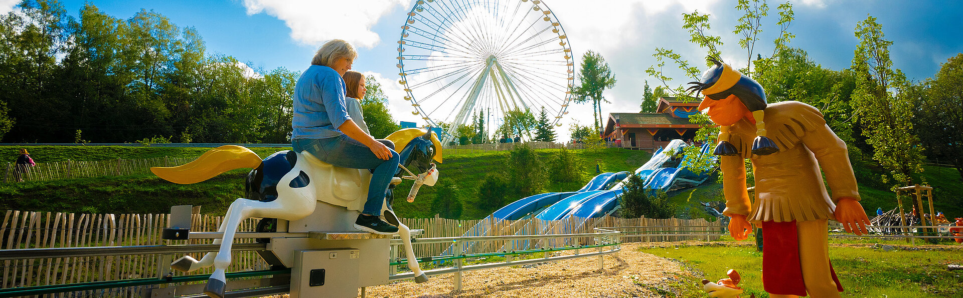 Kleiner Donners wilder Ritt - die Yakari Pferdereitbahn