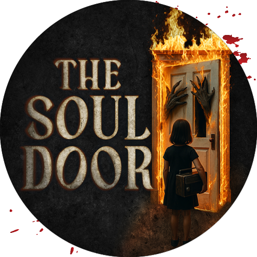 Feuershow "The Soul Door - Feuerspektakel", die geheime Tür mit Feuerumrandung