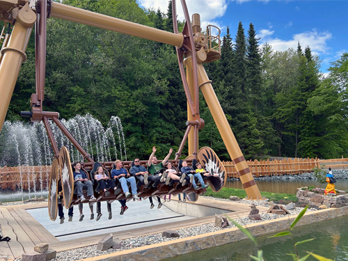 Das neue Fahrgeschäft im FORT FUN: Großer Adlers freier Flug.